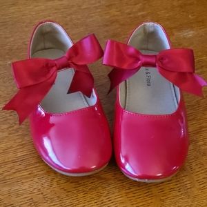 Felix & Flora cherry red ballet flats